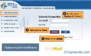 P�gina principal de Identificaci�n