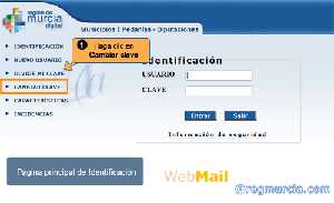 P�gina principal de Identificaci�n