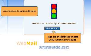 Confirmaci�n de cambio de clave