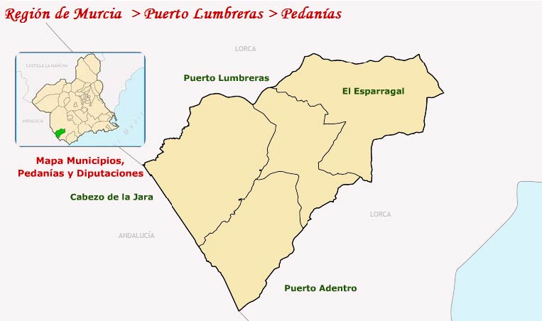 Situaci�n de El Esparragal